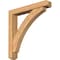 Ekena Millwork Thorton Craftsman Smooth Bracket w/ Offset Brace, Western Red Cedar, 5 1/2"W x 34"D x 34"H BKT0604X34X34THR04SWR - alternate 1